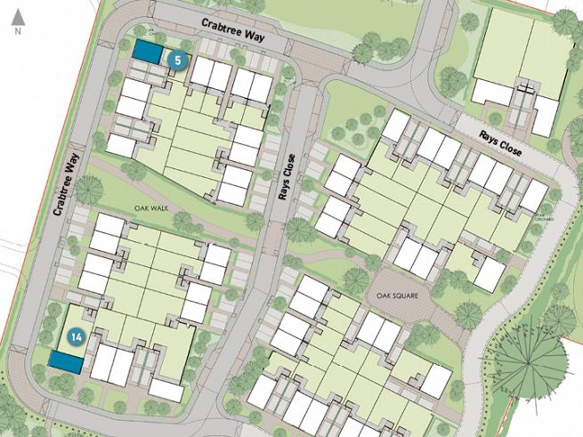 Site plan, local connection plots - artist's impression subject to change